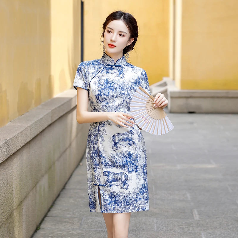 Summer Elegance Qipao Bliss