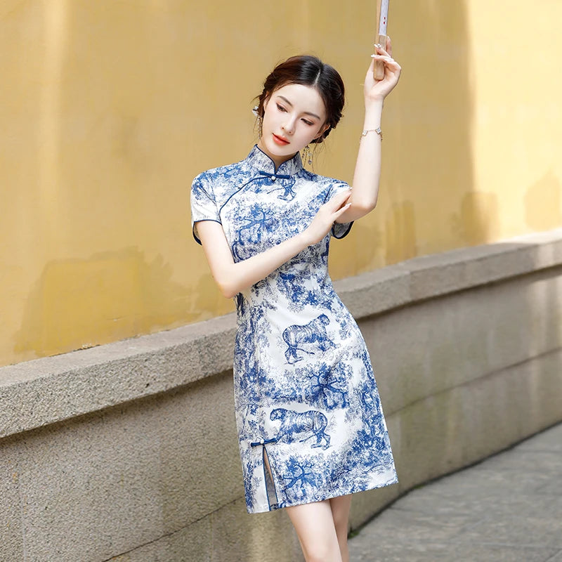 Summer Elegance Qipao Bliss