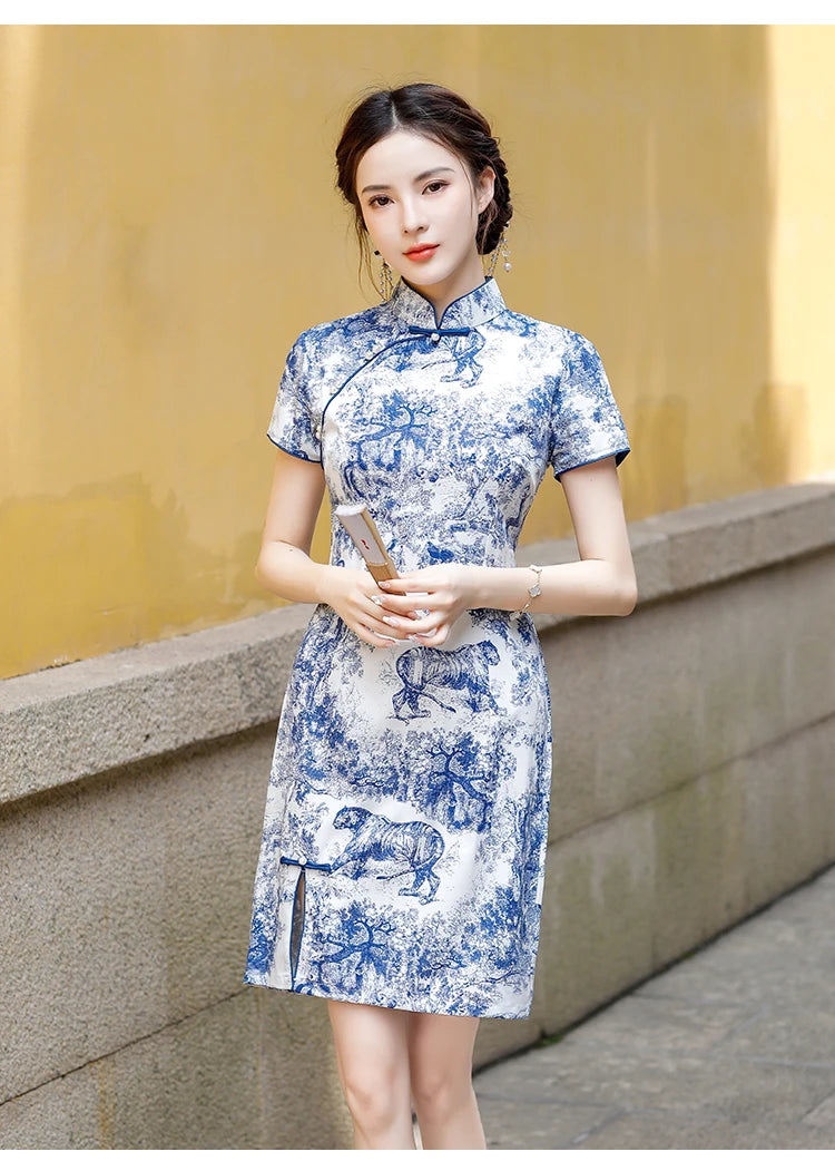 Summer Elegance Qipao Bliss