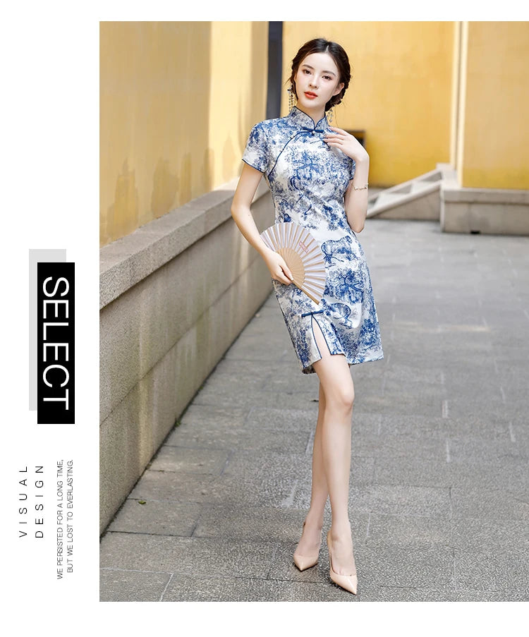Summer Elegance Qipao Bliss