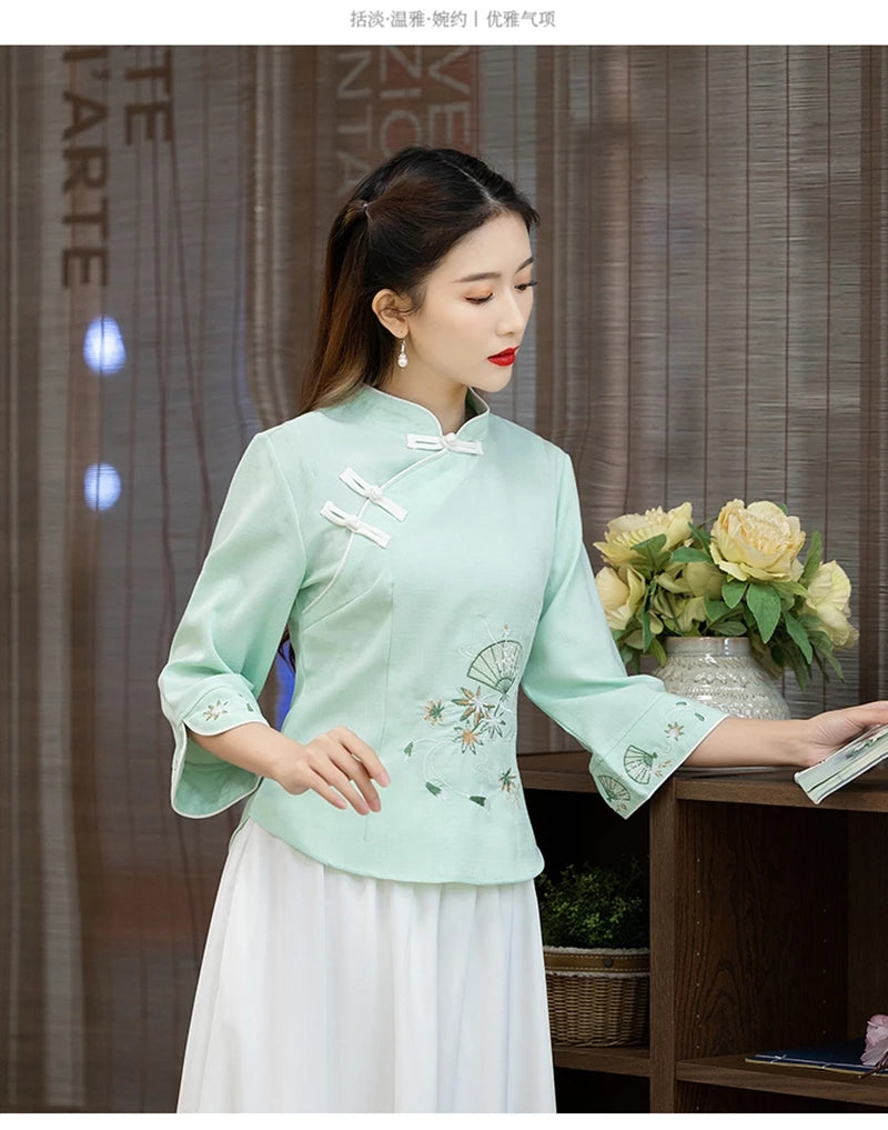 Elegant Spring Blossom Hanfu