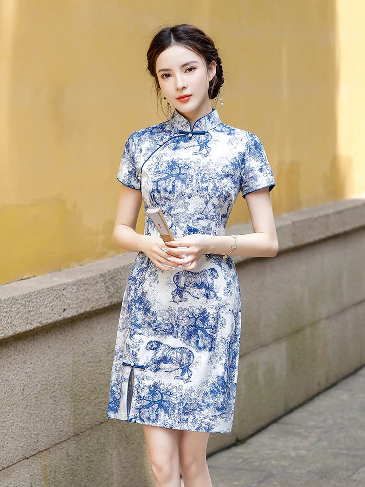 Summer Elegance Qipao Bliss