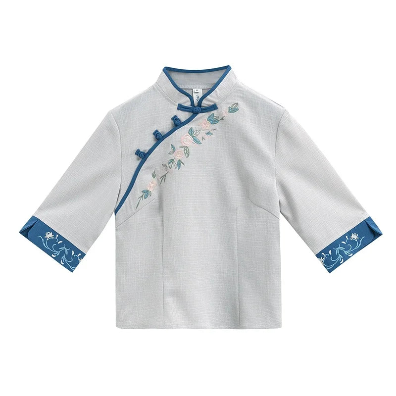 Elegant Qipao Charm Blouse