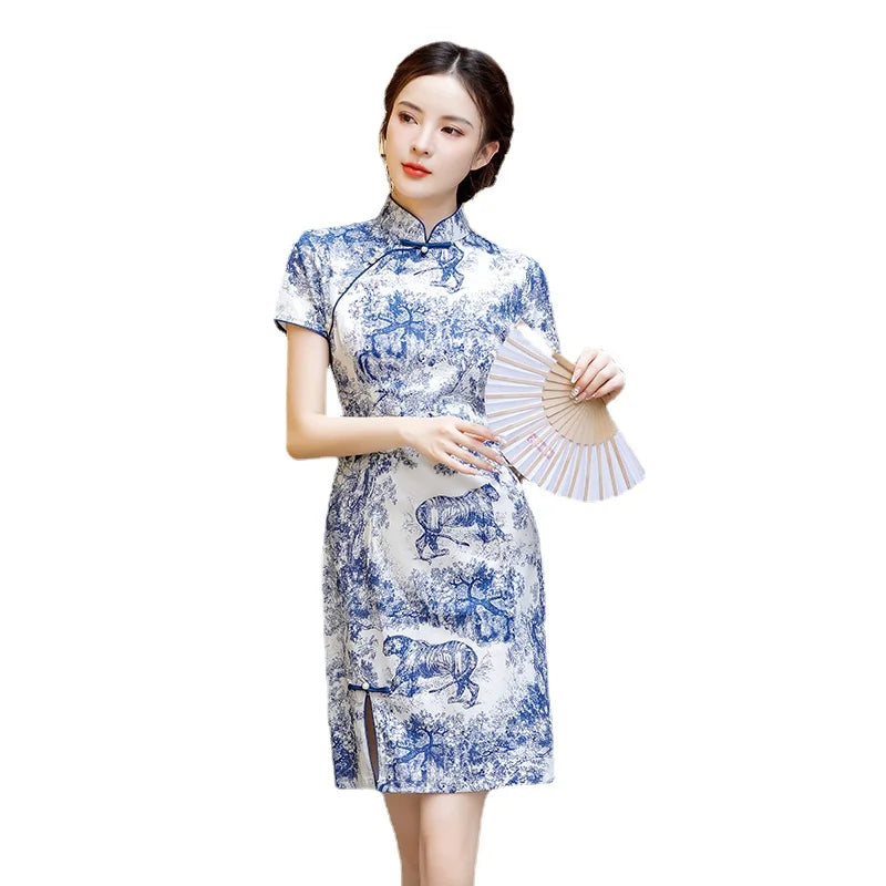 Summer Elegance Qipao Bliss
