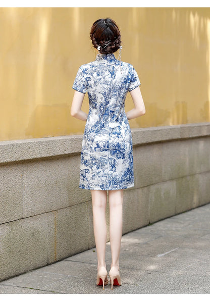 Summer Elegance Qipao Bliss