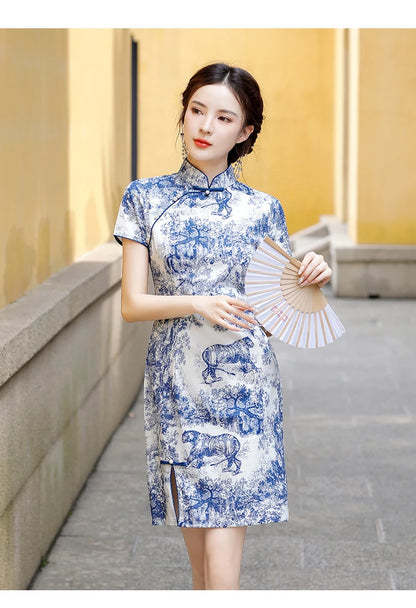 Summer Elegance Qipao Bliss