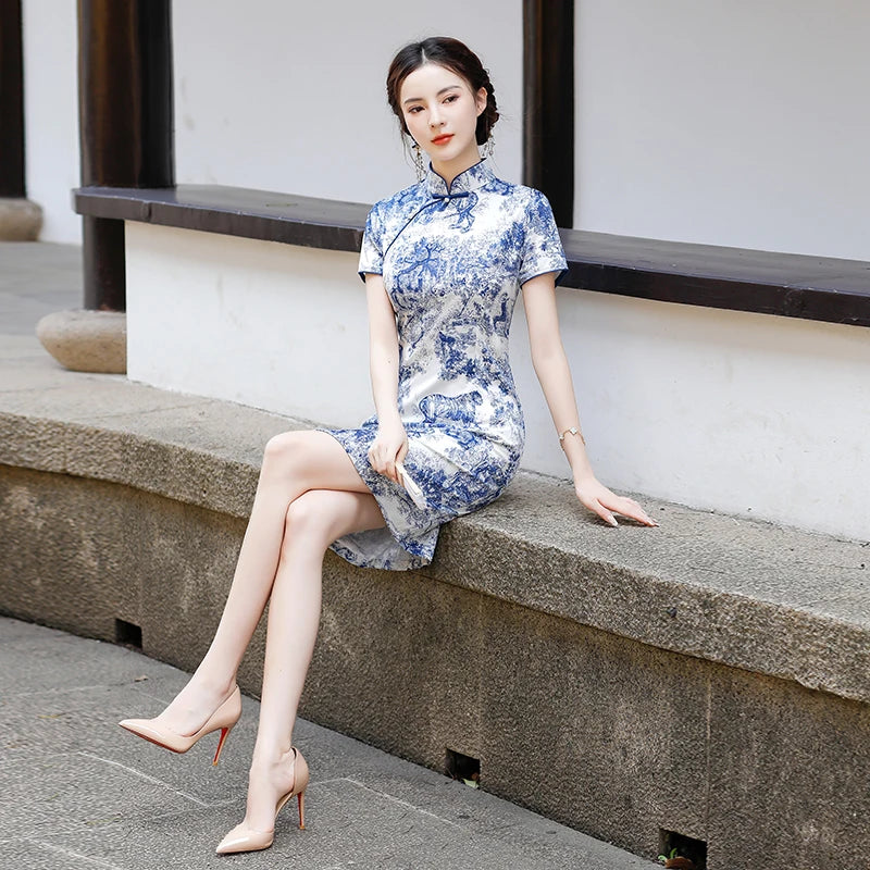 Summer Elegance Qipao Bliss