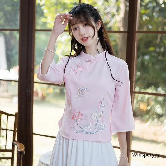 Elegance Embroidered Cheongsam Bliss