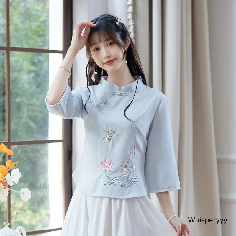 Elegance Embroidered Cheongsam Bliss
