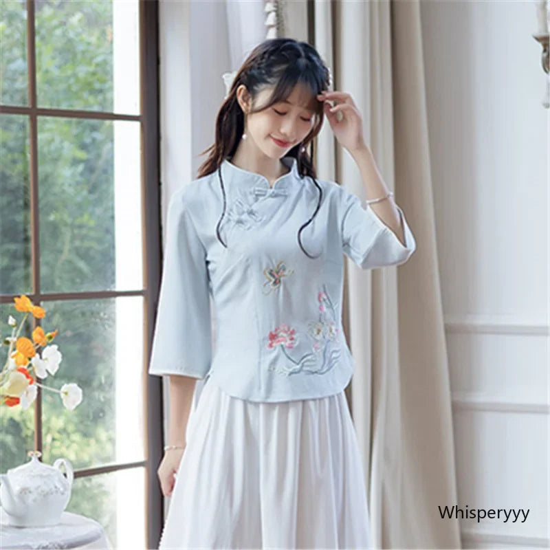 Elegance Embroidered Cheongsam Bliss