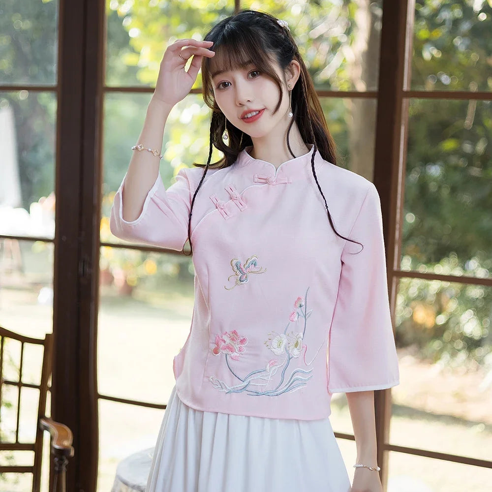 Elegance Embroidered Cheongsam Bliss