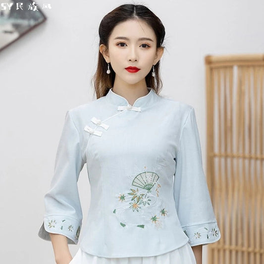 Elegant Spring Blossom Hanfu