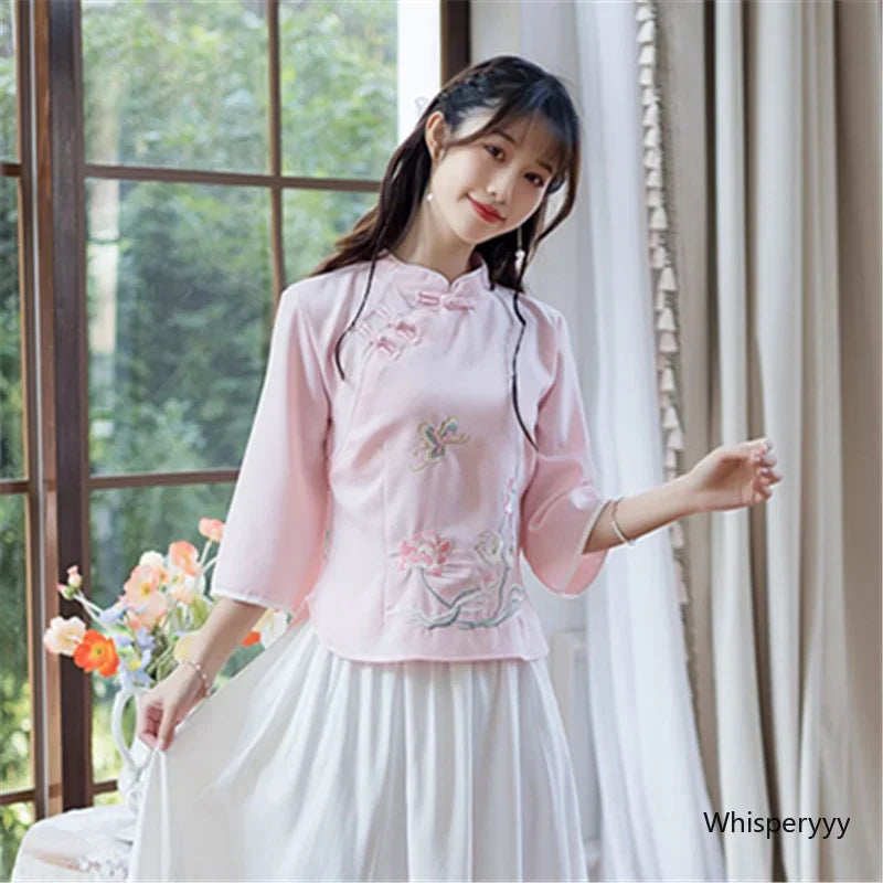 Elegance Embroidered Cheongsam Bliss