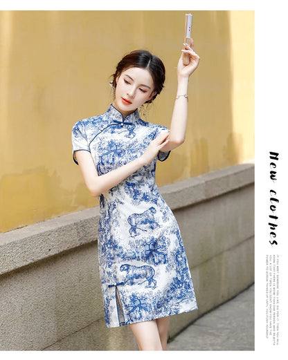 Summer Elegance Qipao Bliss