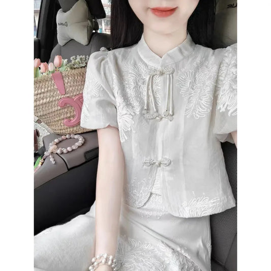 Zen Elegance Hanfu Cheongsam