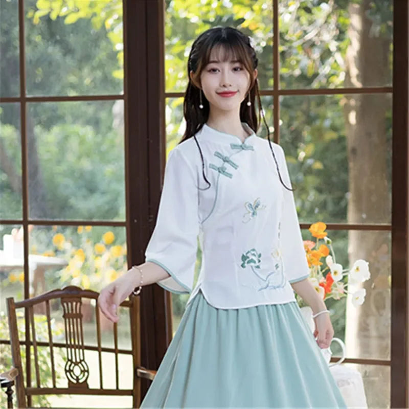 Elegance Embroidered Cheongsam Bliss