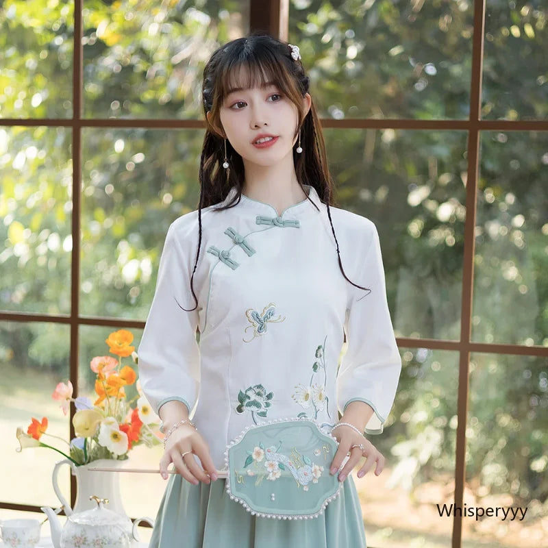 Elegance Embroidered Cheongsam Bliss