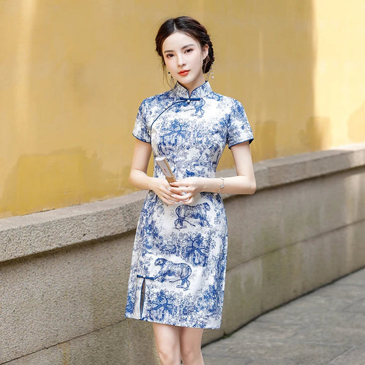 Summer Elegance Qipao Bliss