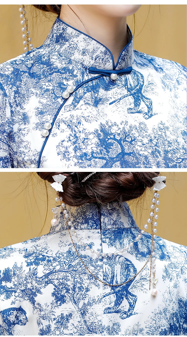 Summer Elegance Qipao Bliss